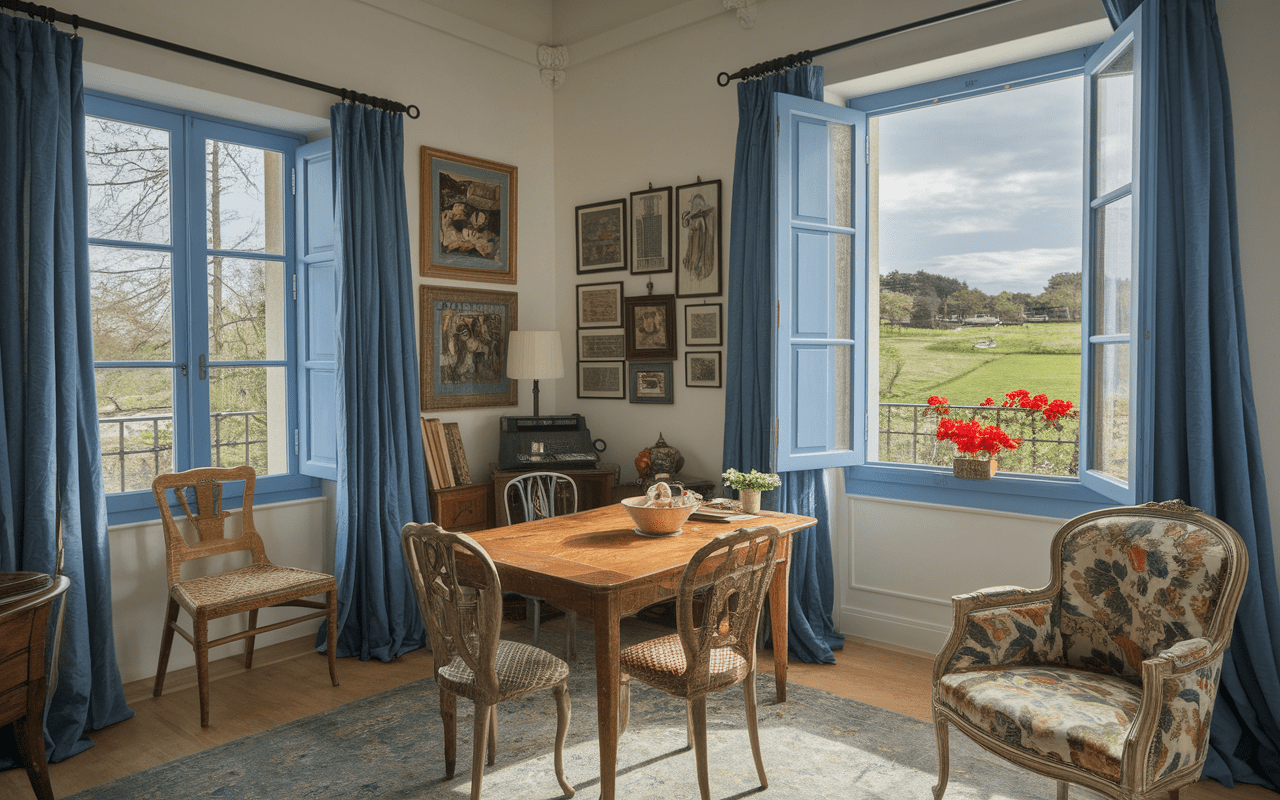 Maison traditionnelle de Colette à Saint-Sauveur-en-Puisaye