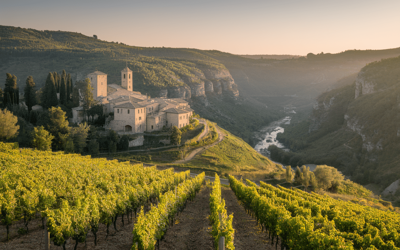 Village et paysage pittoresque Tarn