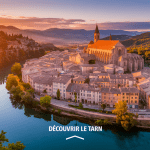 Vue panoramique Albi Tarn patrimoine