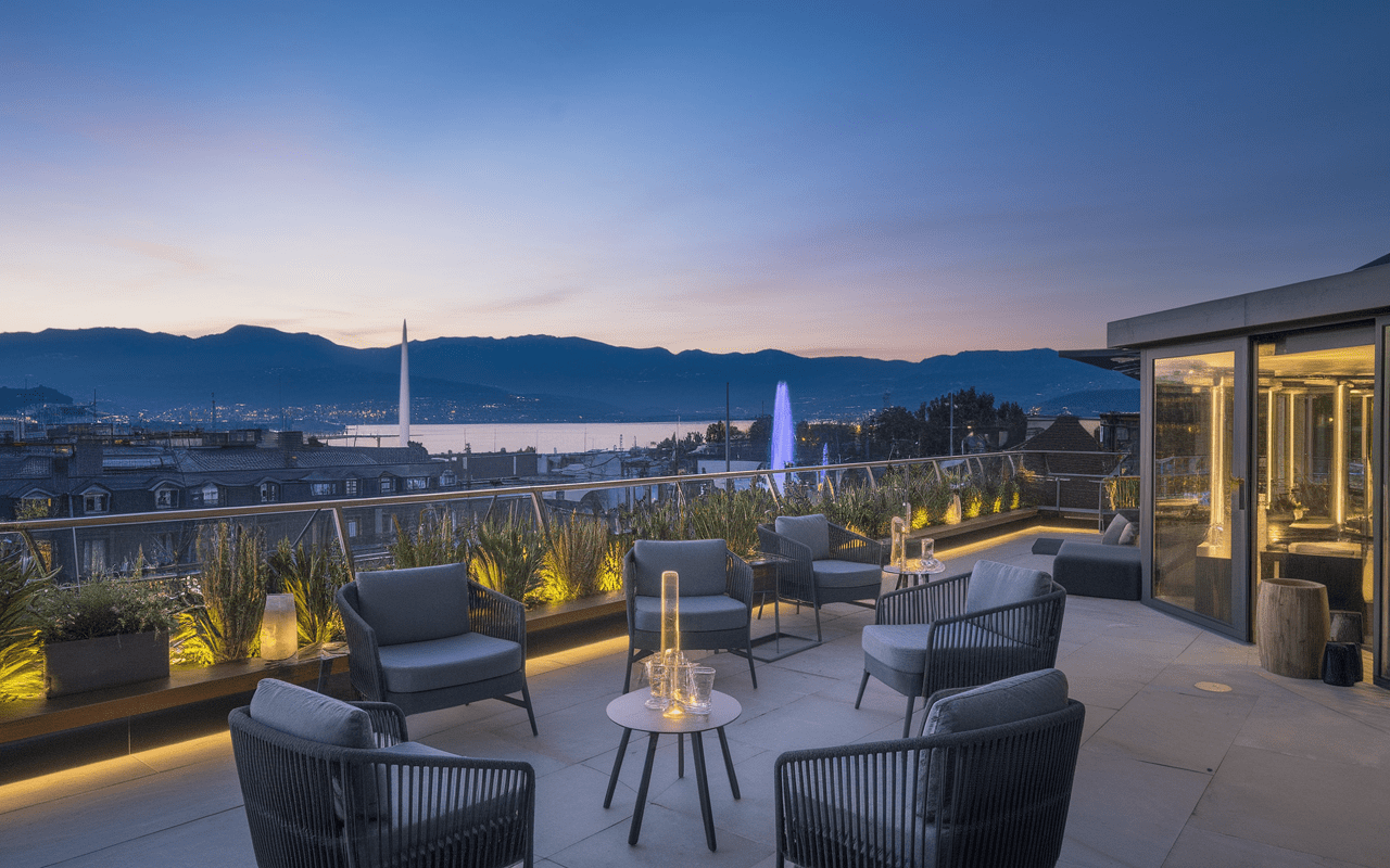 Cinq rooftops de Genève avec vue panoramique et ambiance chic