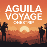 groupe de photographes aguila voyage onestrip silhouette au coucher du soleil