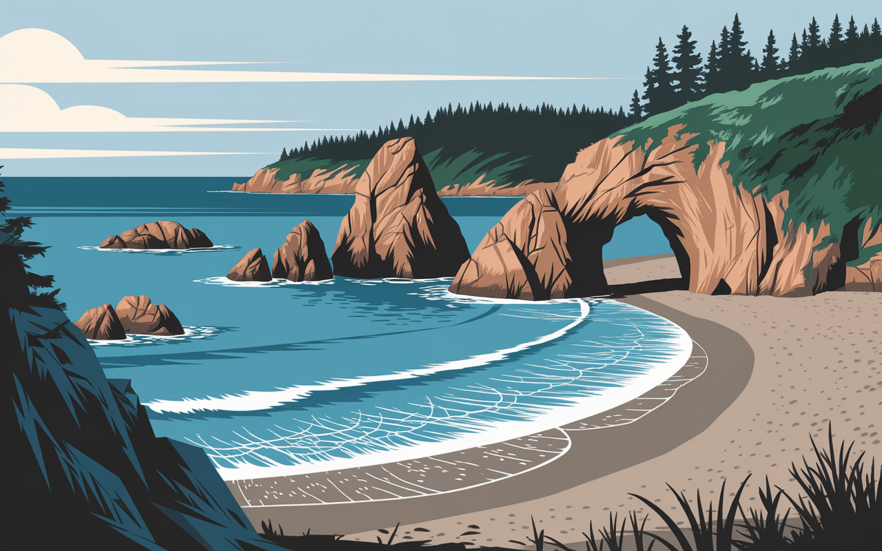 Les magnifiques criques de Beg Meil aux eaux turquoise et sable dore