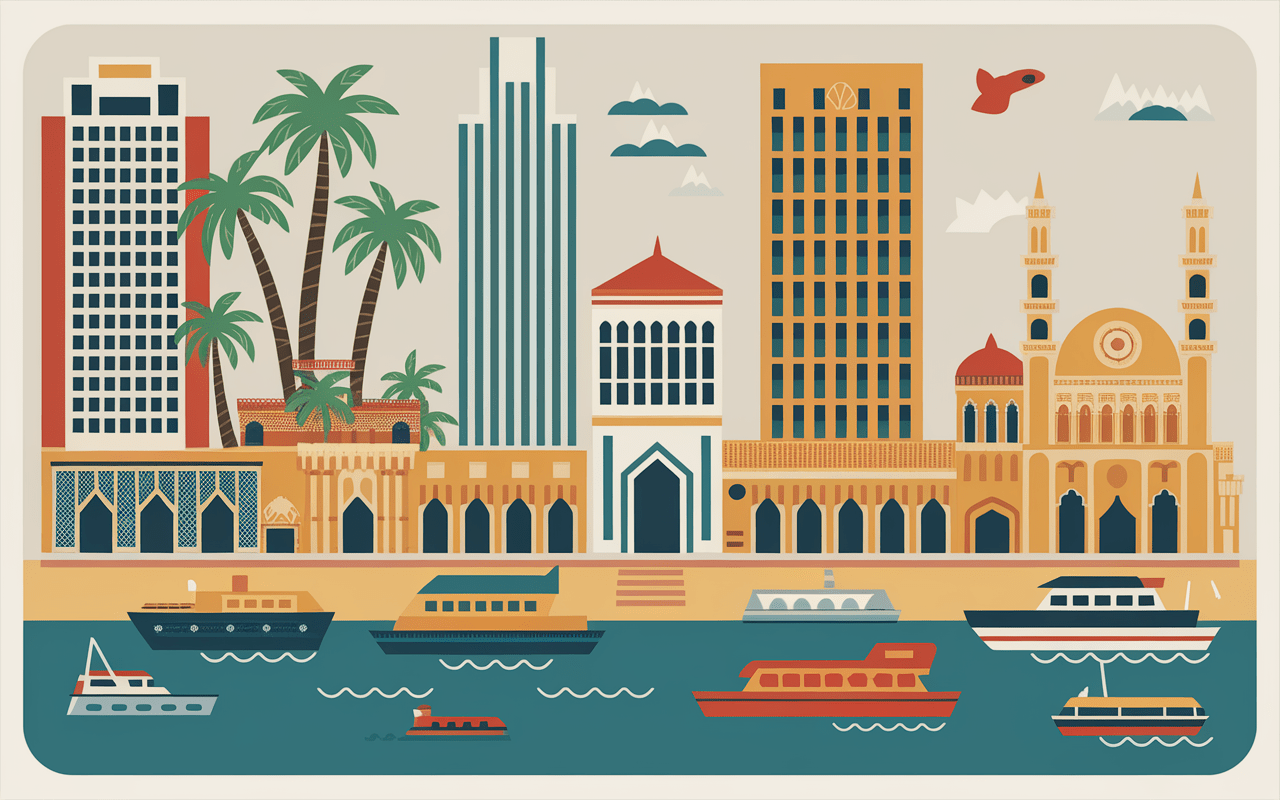 carte dubai touristique points d interet