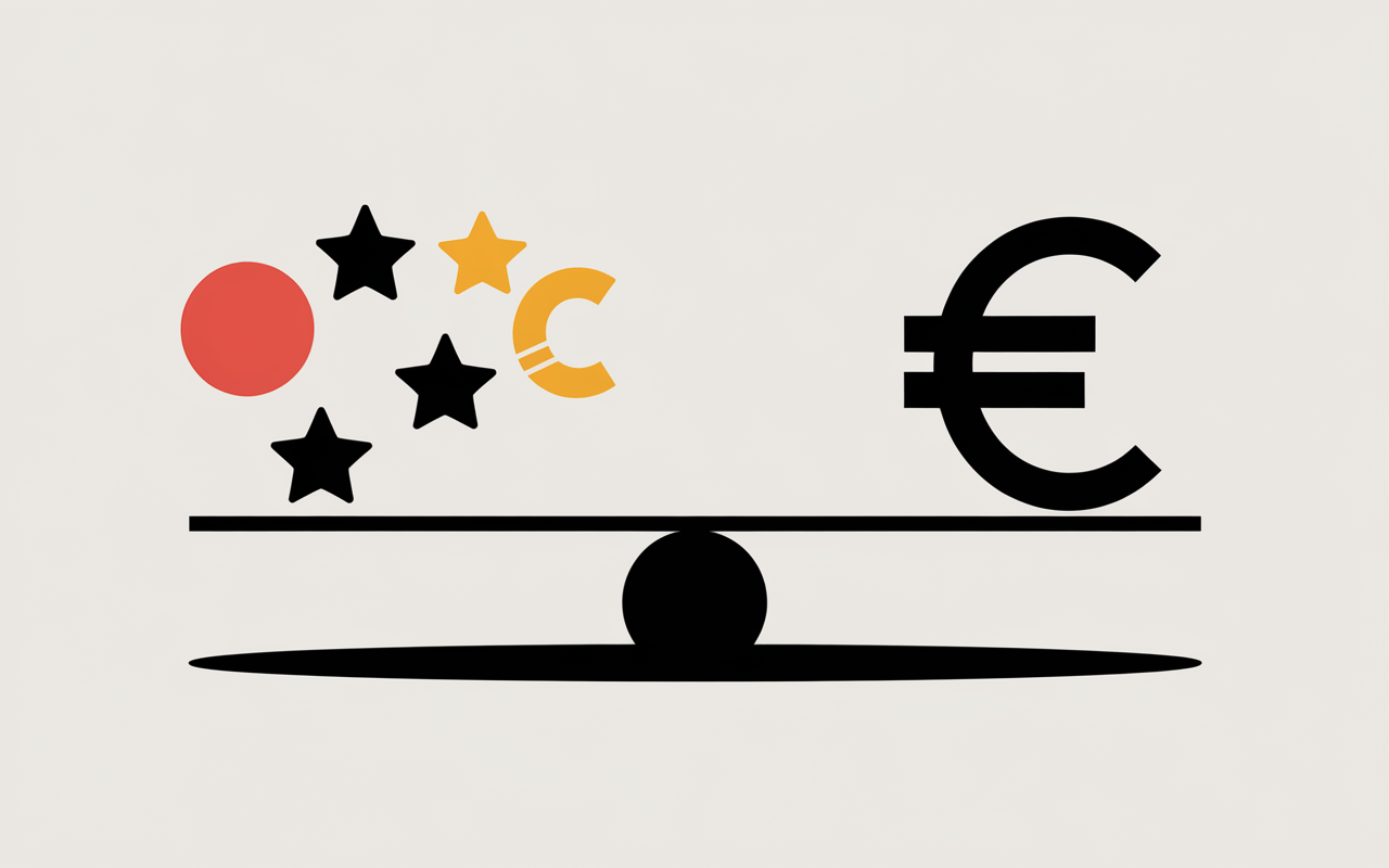 balance ceetiz symboles positifs négatifs contrastes