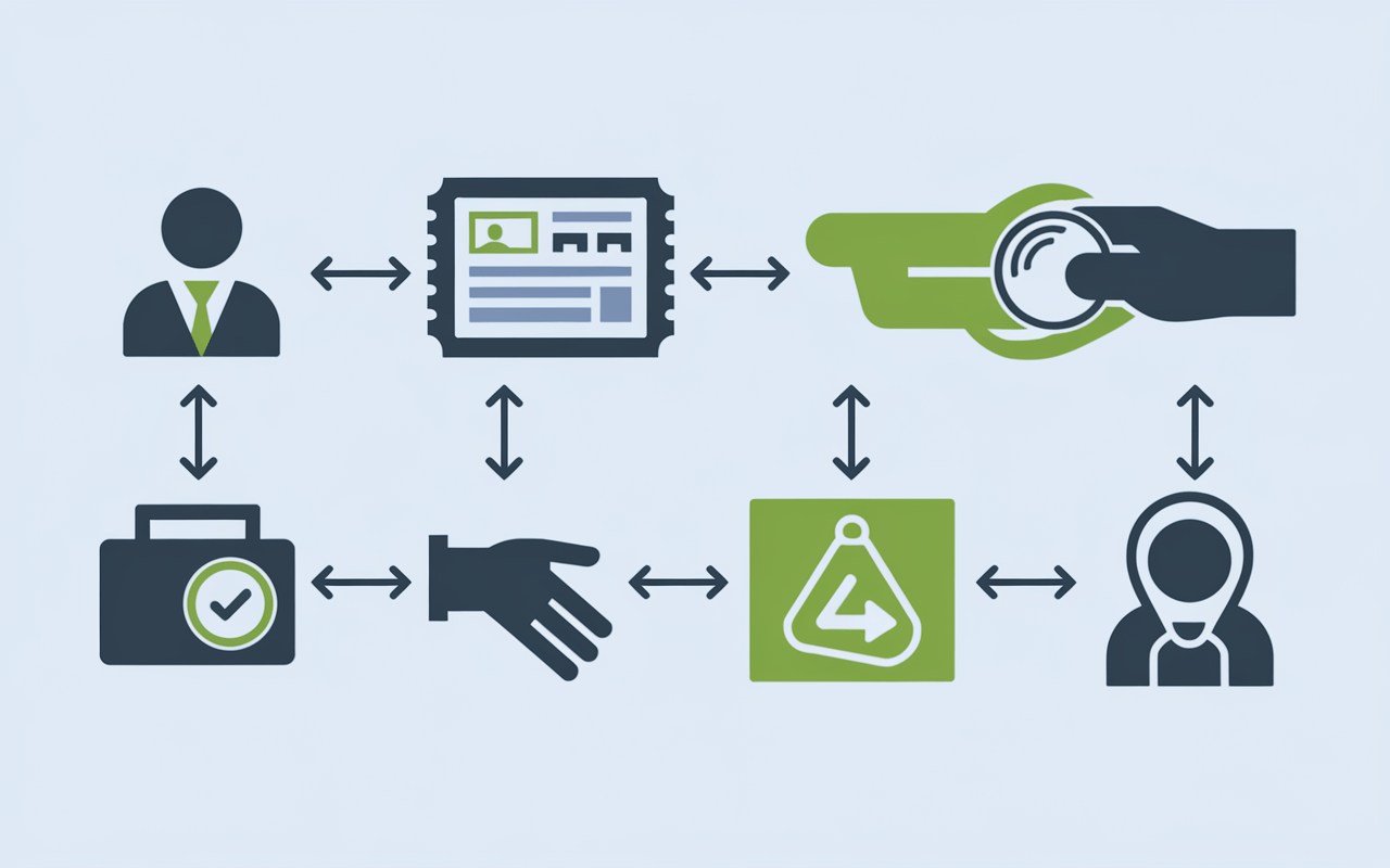 infographie processus troc des trains verification transaction