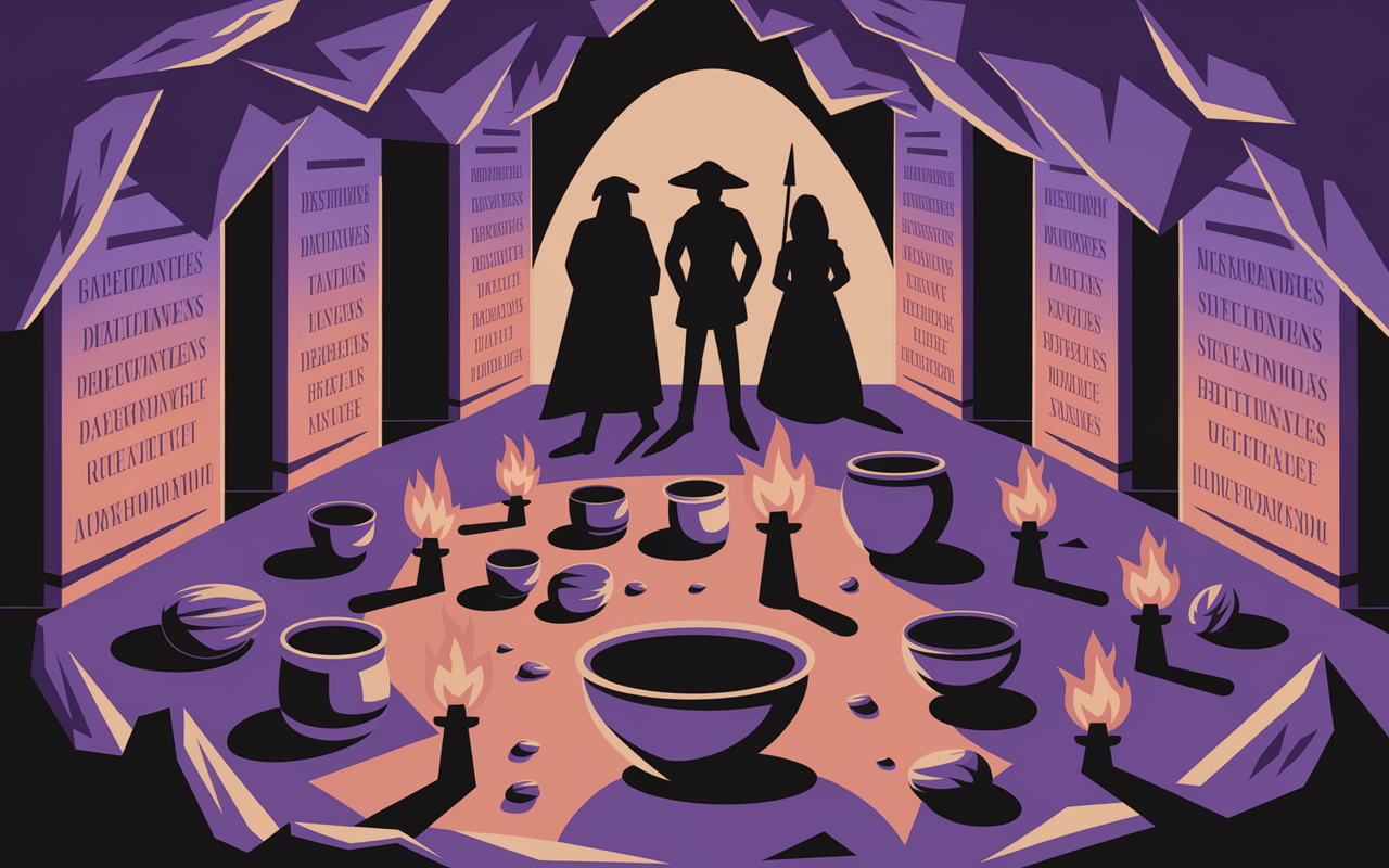 Grotte de Lombrives parois anciennes inscriptions et objets historiques