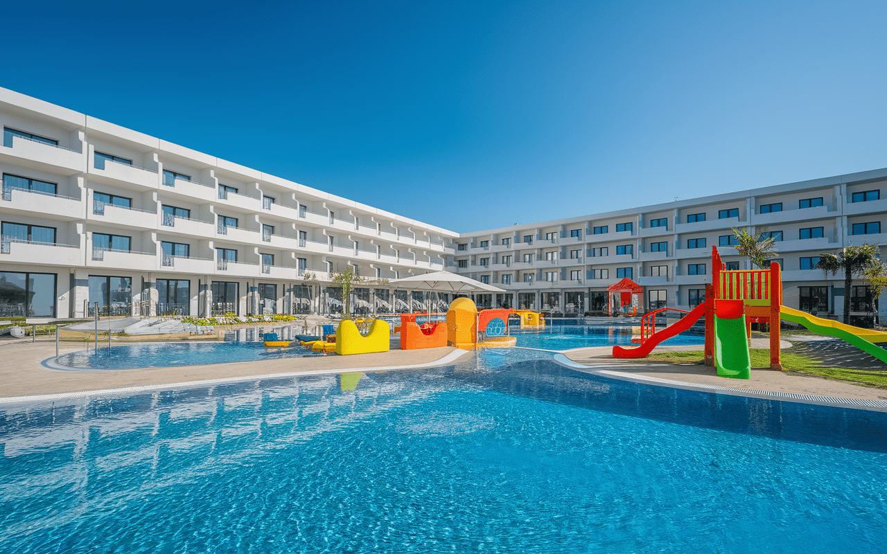 hotel minorque complexe familial piscines toboggans