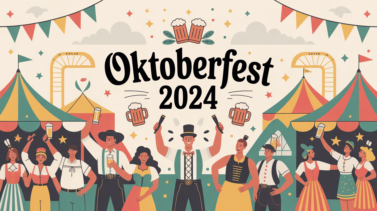 fete populaire oktoberfest 2024 munich tentes biere costumes traditionnels