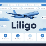 interface liligo plateforme comparaison vols