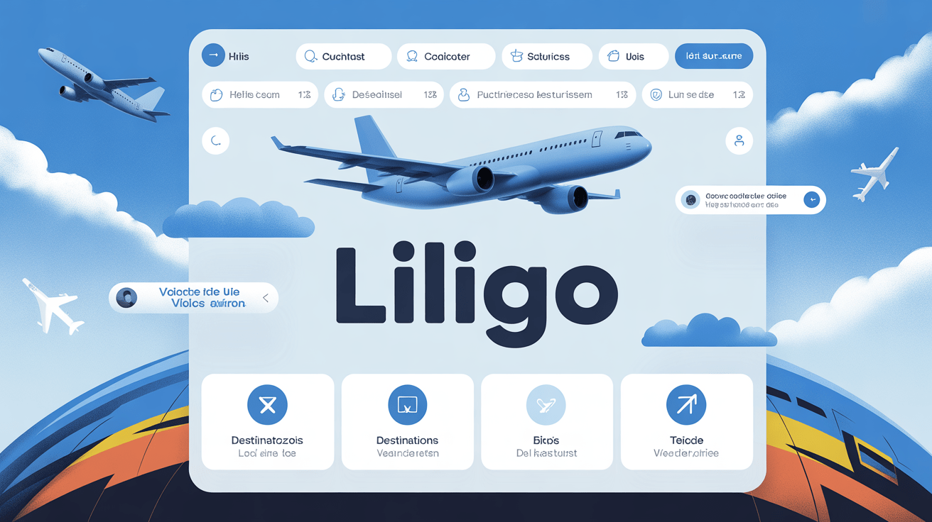 interface liligo plateforme comparaison vols