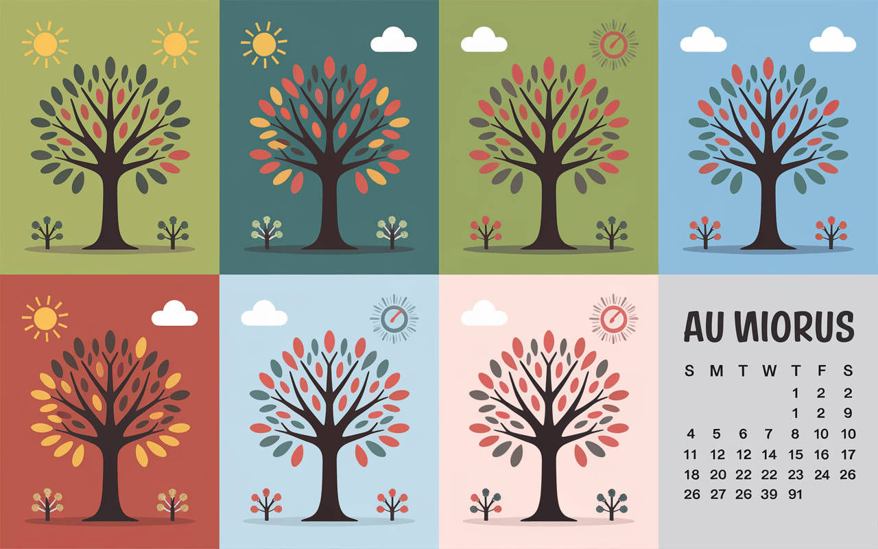 illustration saisonnière du climat dans les pouilles en italie