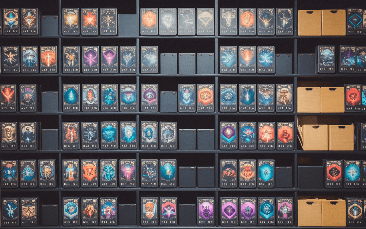 gestion collection cartes sur magic ville classeurs triees