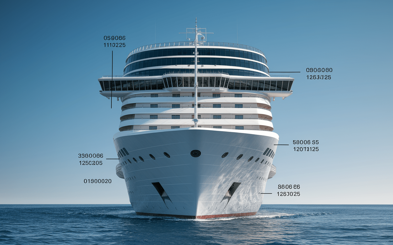 msc grandiosa vue technique dimensions navire