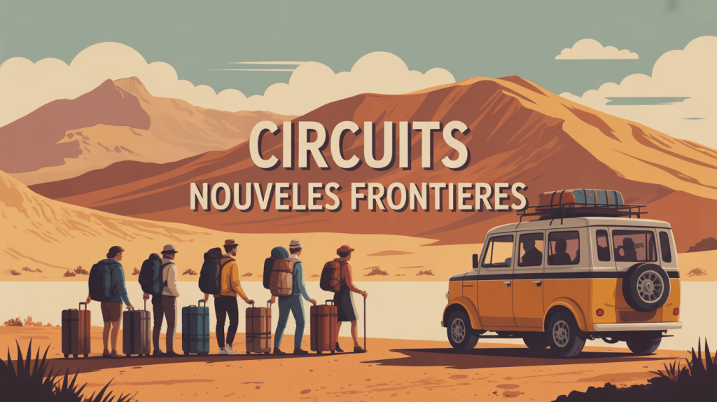 groupe voyageurs nouvelles frontières désert autocar
