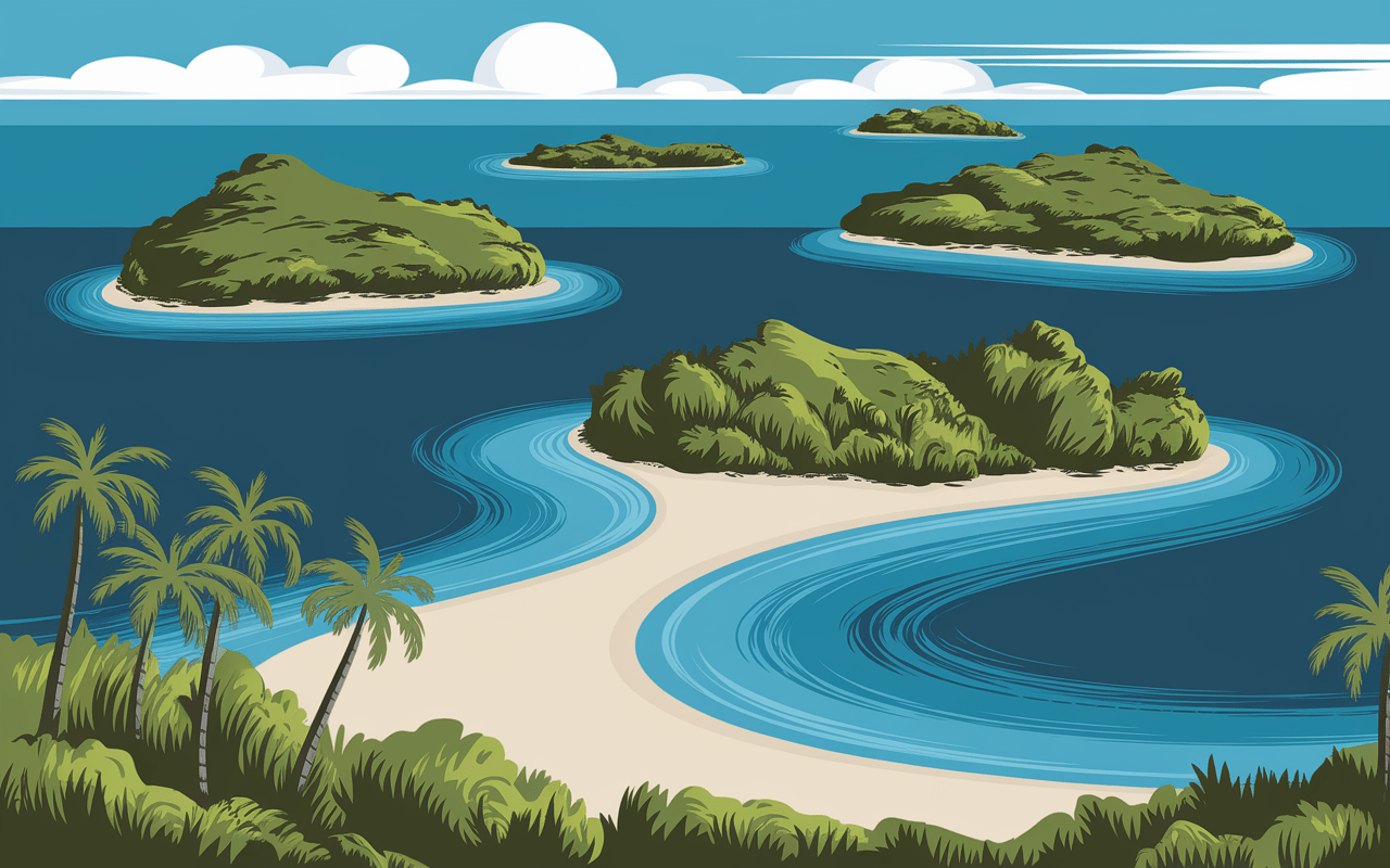 îles tropicales de Wallis-et-Futuna pays en W