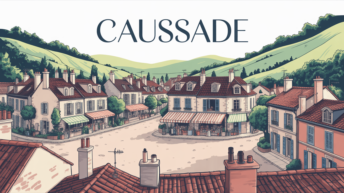 Vue panoramique de Caussade