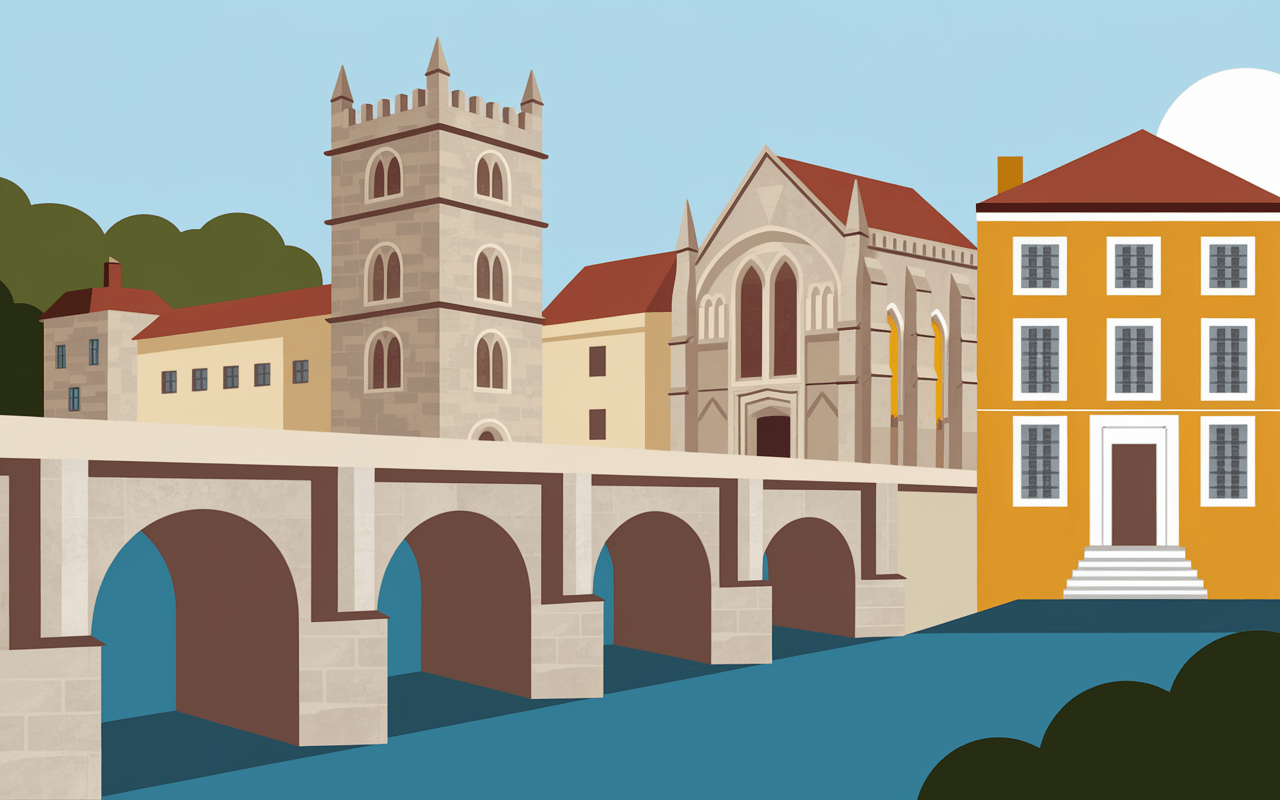 Pont antique et architecture médiévale à Sommières