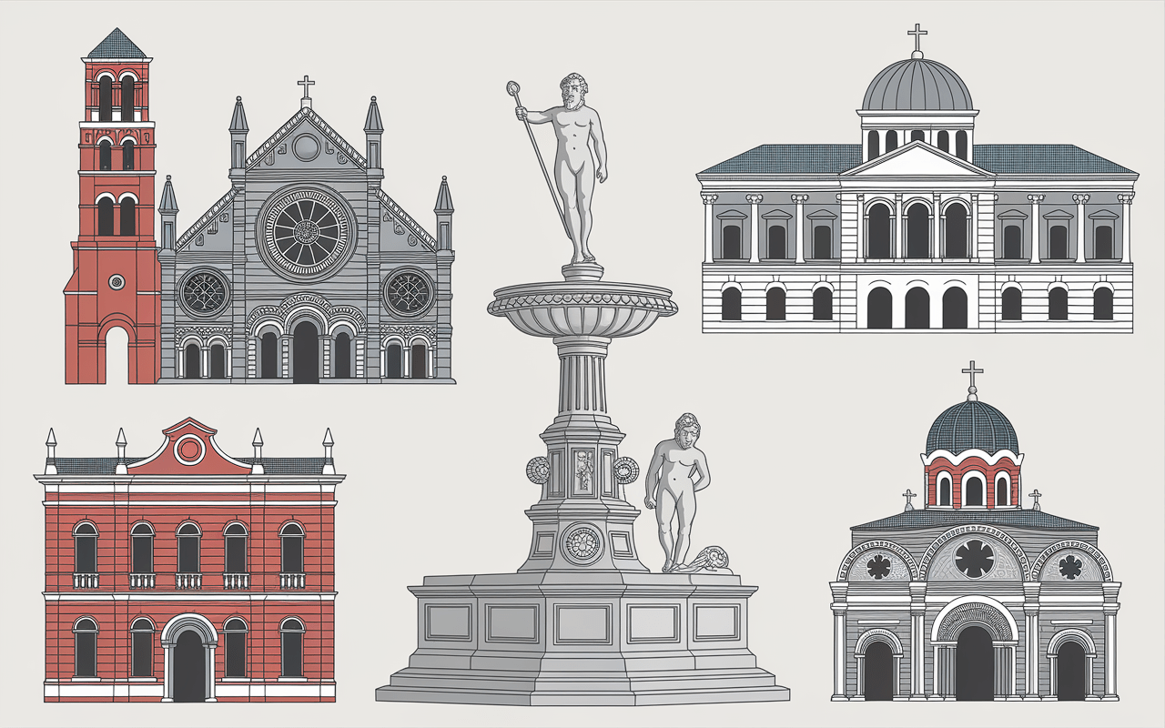 Sites architecturaux Messine