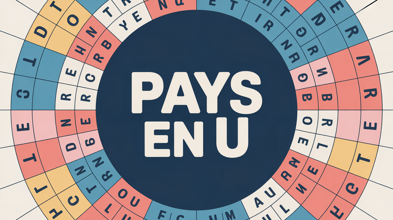 Planisphère avec pays en U