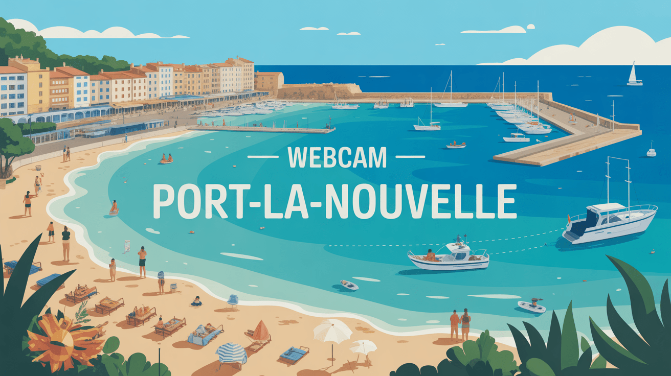 Webcam Port-la-Nouvelle station balnéaire