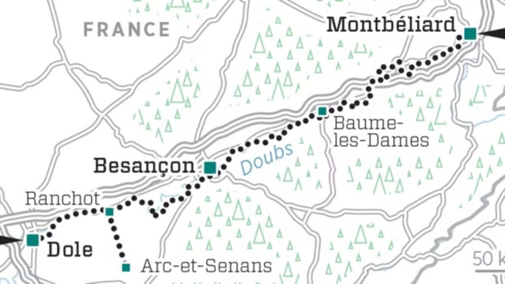 Randonnée à vélo dans le Doubs