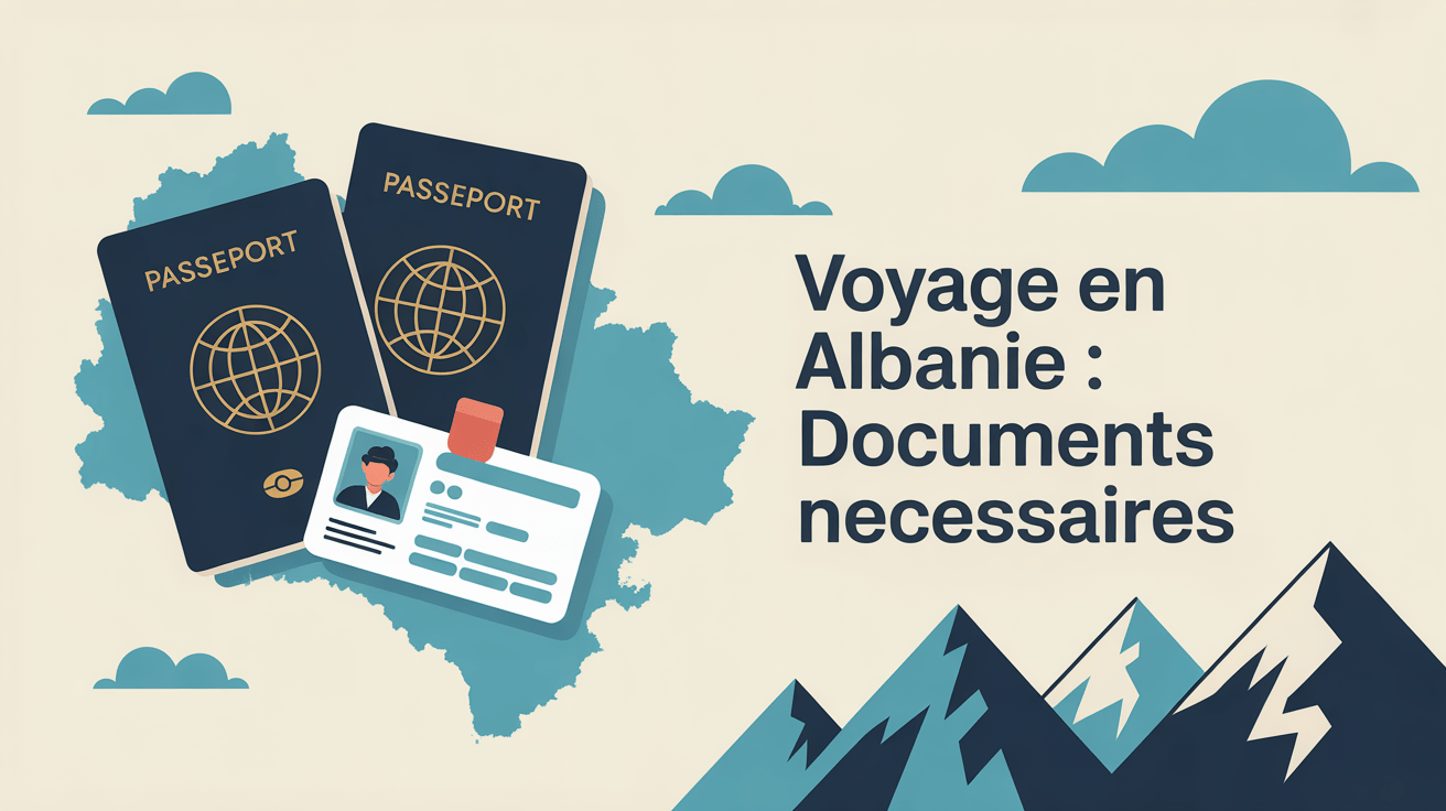 faut il le passeport pour aller en albanie illustration carte