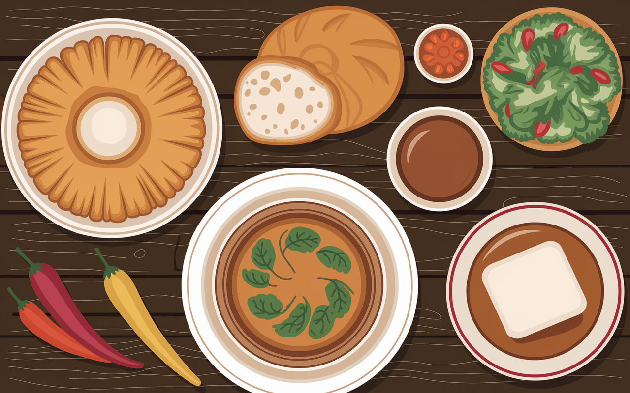 Plats traditionnels albanais sur table, que mange t on en Albanie