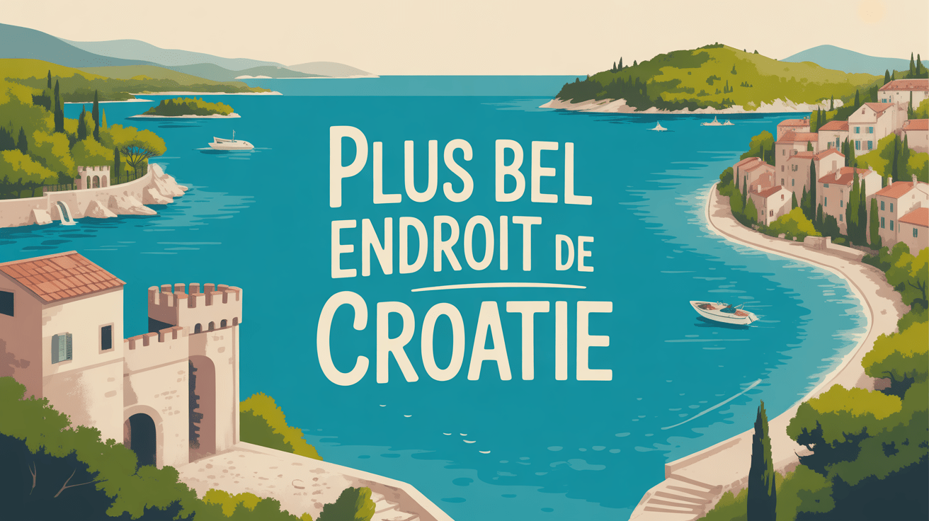 Quel est le plus bel endroit de la Croatie panorama remparts cascades îles