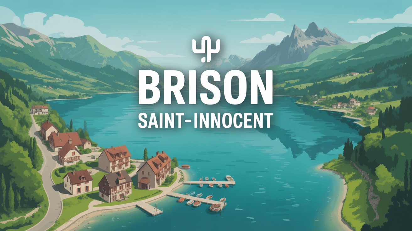 brison saint innocent village lac montagne