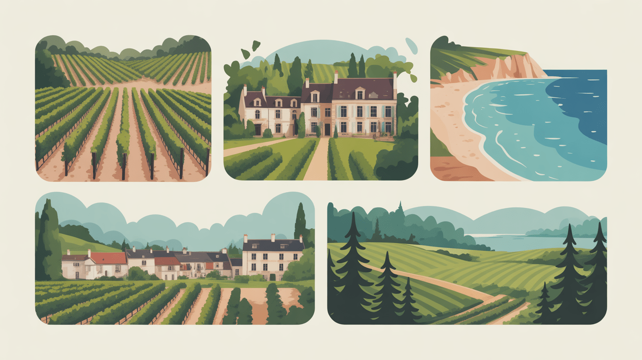 Carte destinations week end dans le sud ouest