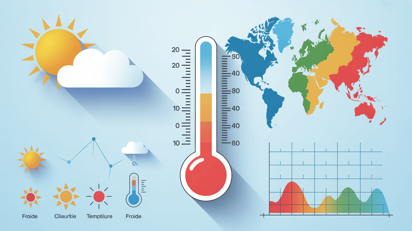Infographie climat quand partir en egypte