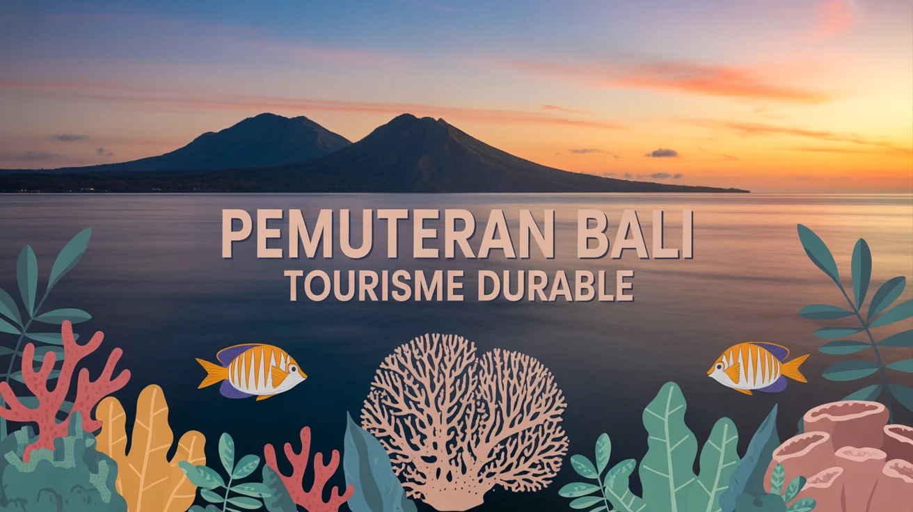 Illustration Pemuteran Bali tourisme durable mer et montagne