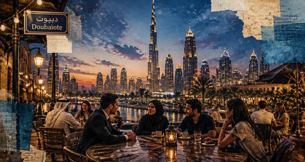 comment appelle t on les habitants de dubai café terrasse skyline