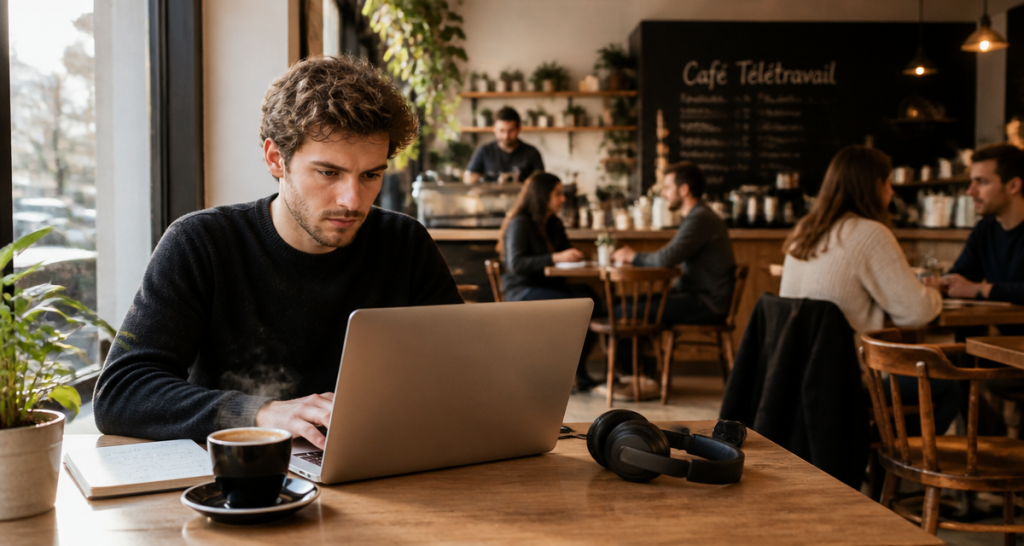 Café télétravail : 4 critères techniques et règles d&rsquo;or pour booster votre productivité