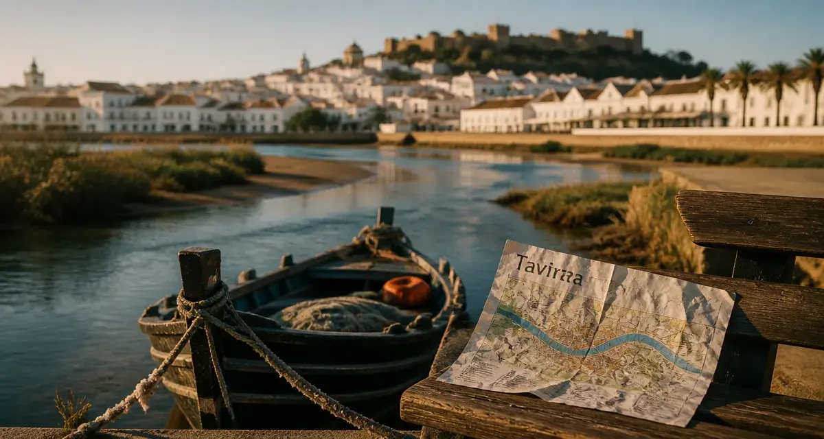 Carte Tavira Portugal : 3 zones clés et plages incontournables
