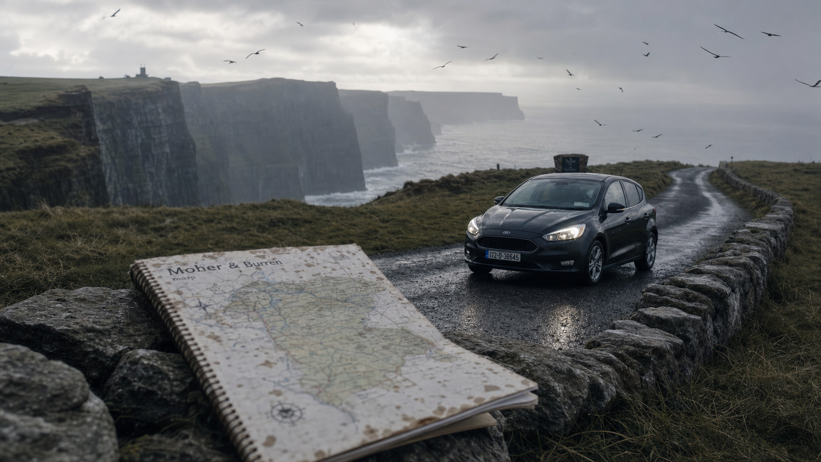 Irlande que visiter : route vers les falaises de Moher