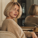 Coiffure cheveux fins bob élégant