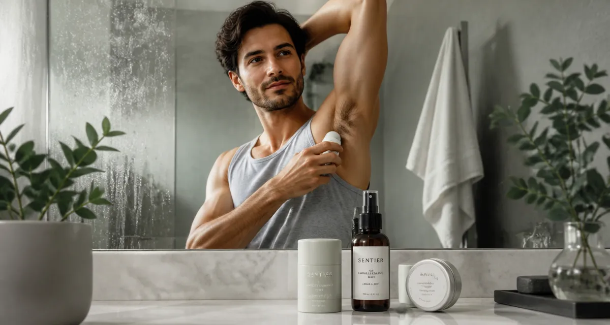 meilleur déodorant pour homme naturel salle de bains