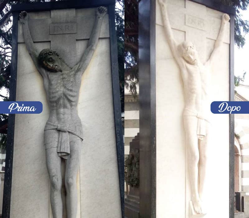 Restauro monumenti in marmo a Milano
