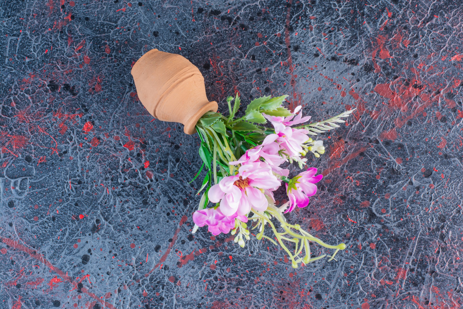 Fiori finti per cimitero