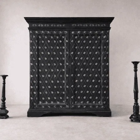 Painted Italian Linen Press