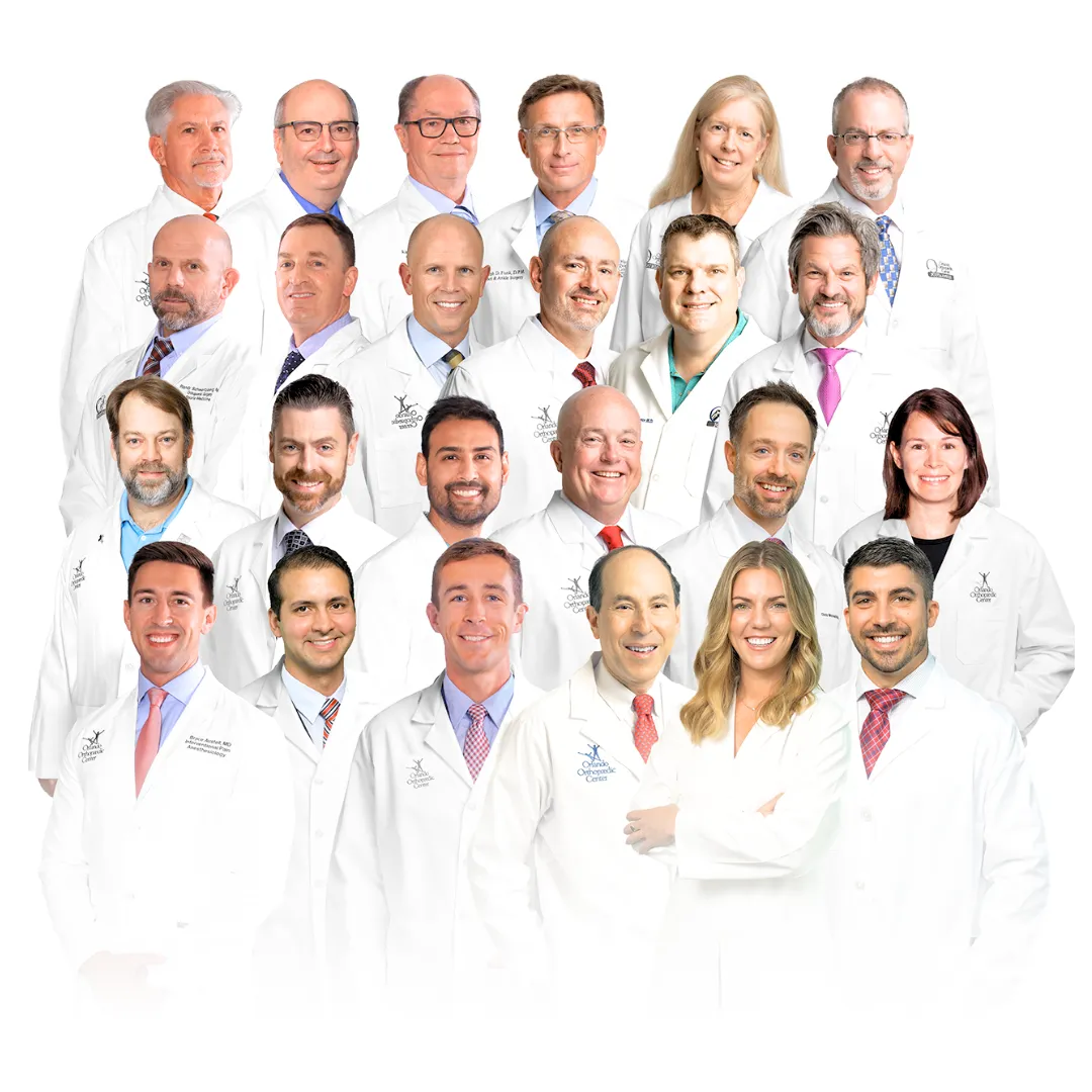 Group of Orlando Ortho Center Doctors and staff