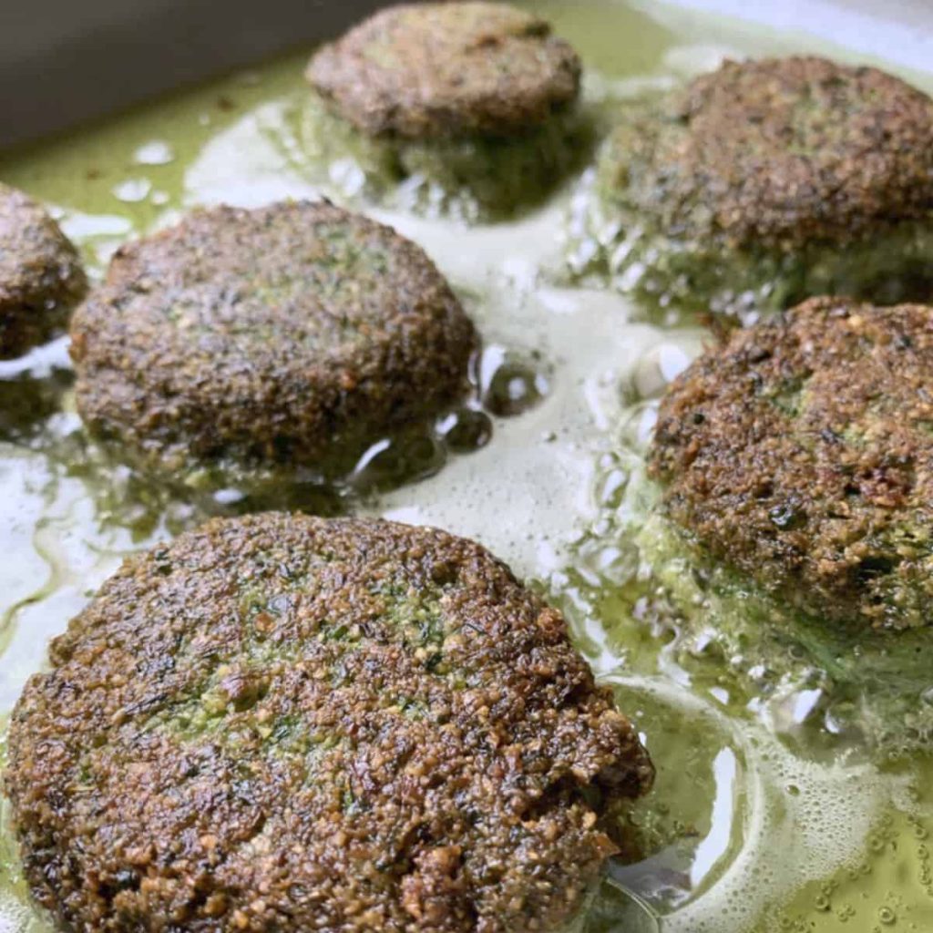 Chickpea falafel.
