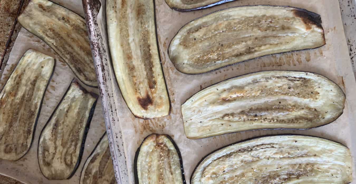 Involtini di Melanzane Eggplant Rollatini process 1