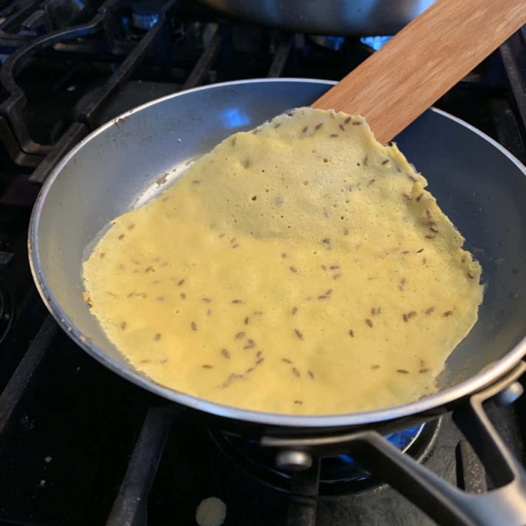 Chickpea crepes 2