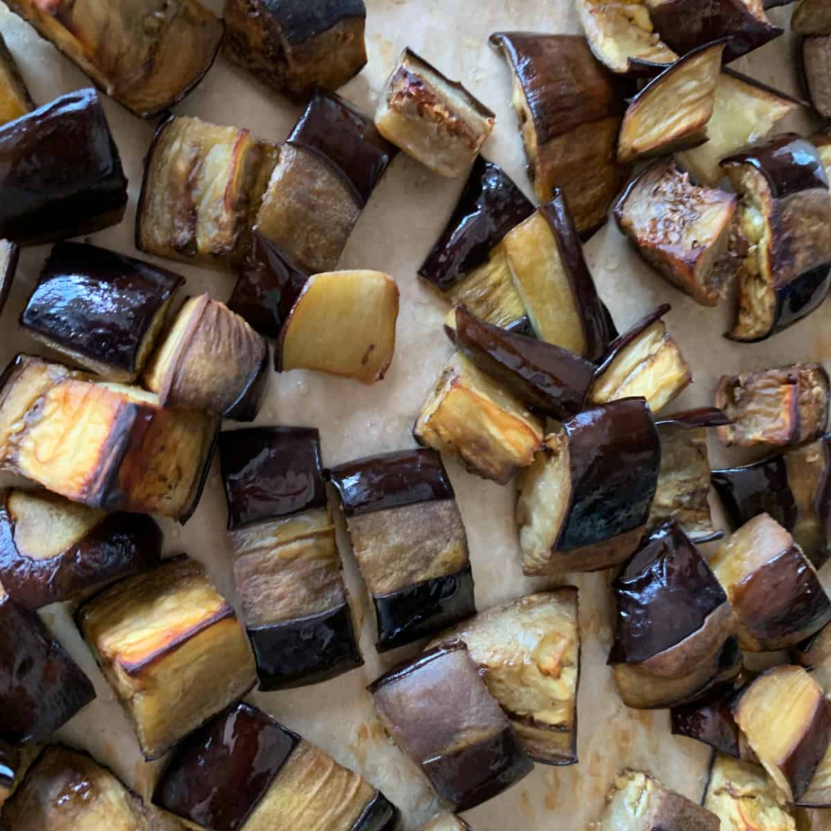 Oven Roasted Eggplants.