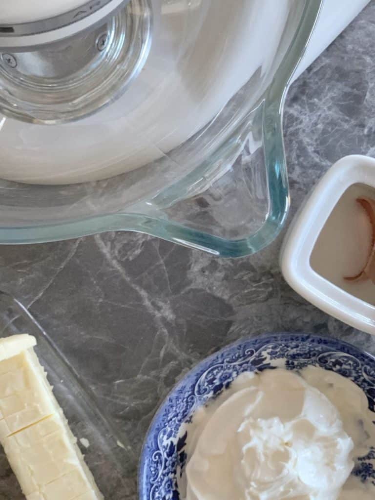 Armenian gata making the dough.