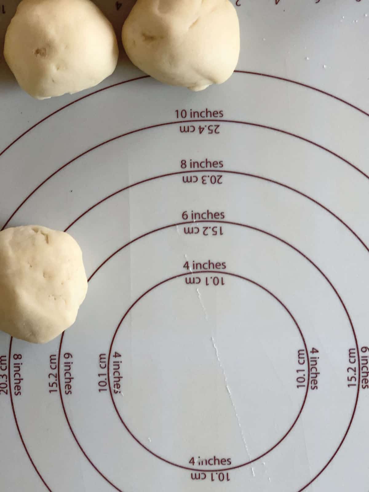 Armenian gata making the dough.