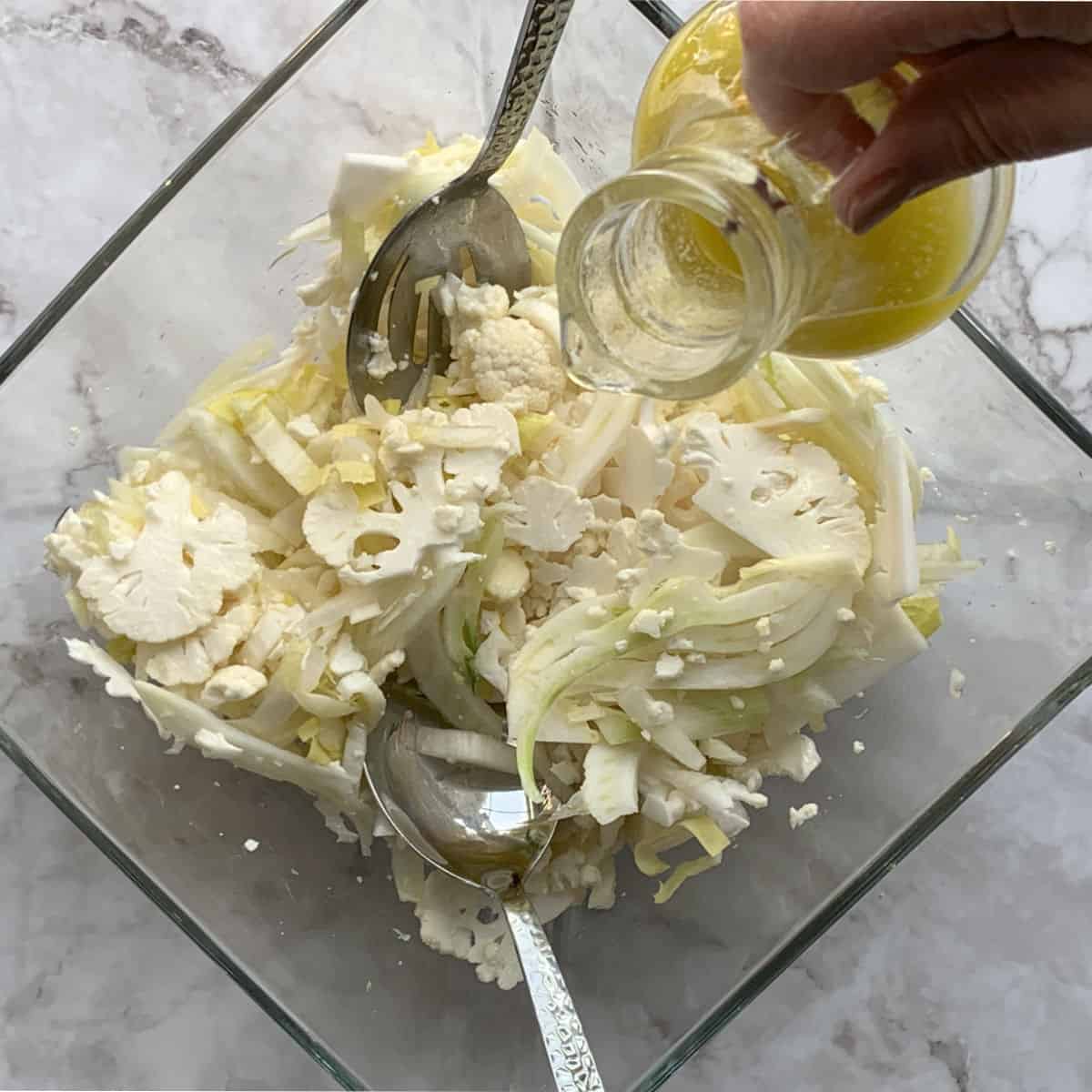 Shaved Cauliflower Endive Salad Finished 12s 5