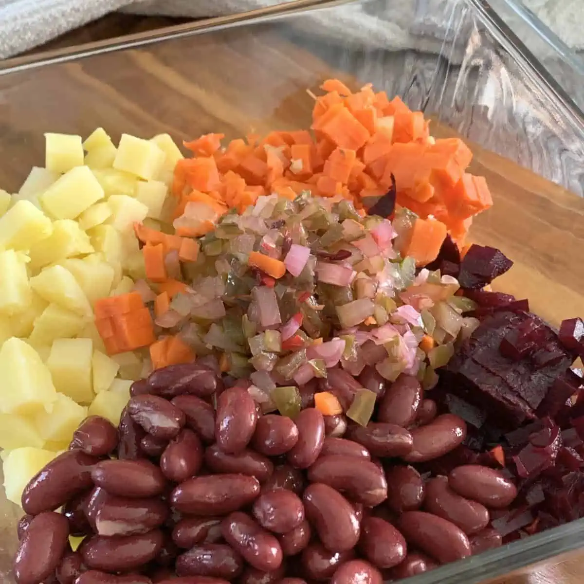 Vinegret beetroot potato salad S12 7